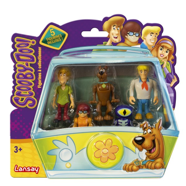 Pack de 5 figurines de collection Scooby-Doo avec Verra - Lansay-11778-Verra