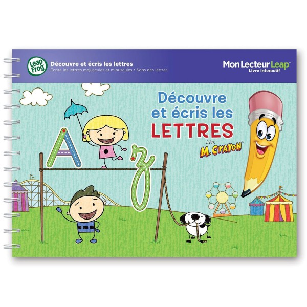 Livre LeapReader : Découvre et écris les lettres avec Mr Crayon - Leapfrog-81477