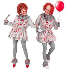 Vintage Horror Clown Kostüm - Erwachsene