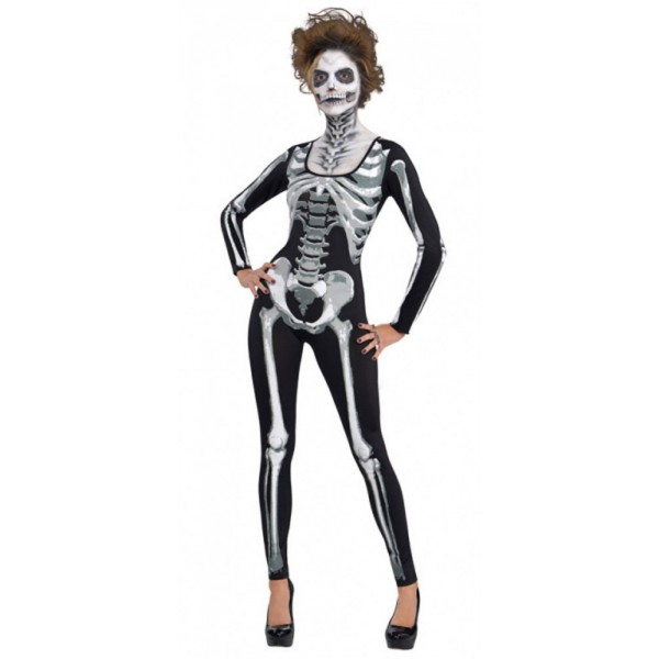 Déguisement Seconde Peau Squelette - Femme - 844971-55-Parent