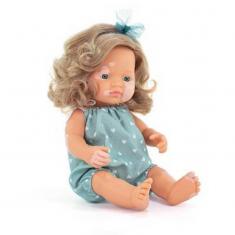 ML Muñeca : MUÑECA VESTIDA NIÑA EUROPEA de 38 cm con VITILIGO
