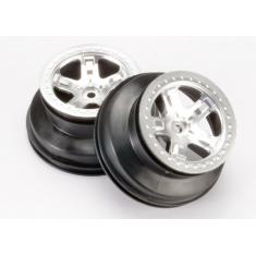 Wheels, SCT satin chrome, beadlock style, dual profile