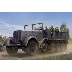 Maquette véhicule militaire : Tracteur lourd 18 t Sd.Kfz.9 en 1:35