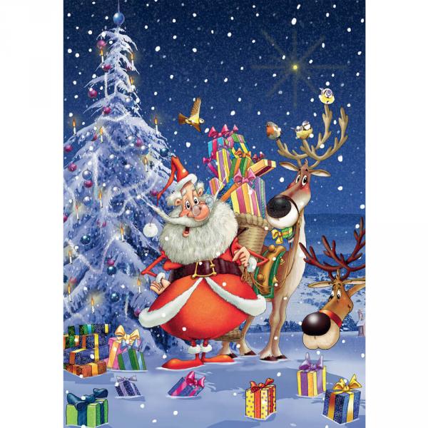 1000 pieces puzzle: Merry Christmas - Piatnik-5495