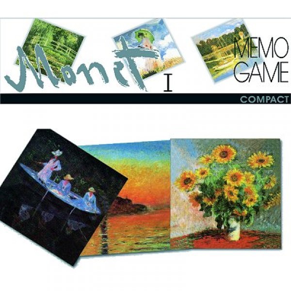 Mémo : Oeuvres d'art Monet : White - Piatnik-7101
