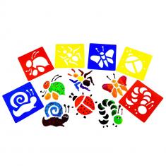 Stencil Washable Bugs