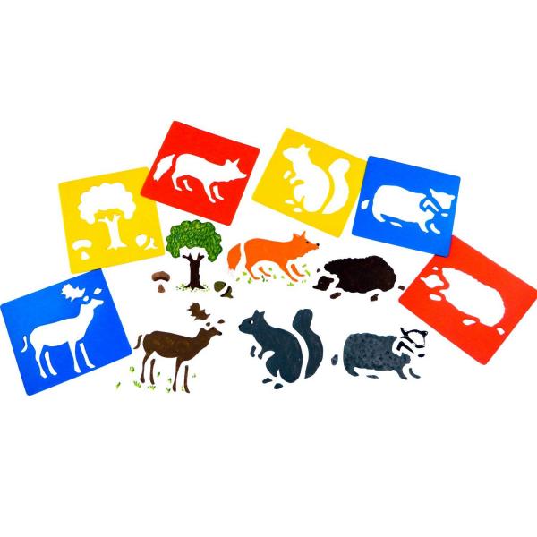 Plantilla de animales del bosque - Eduplay-370080