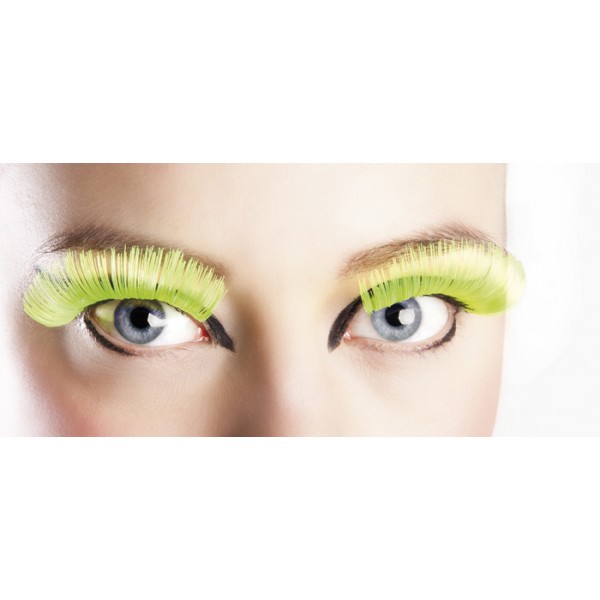 Faux Cils Jaune Fluo - 01616