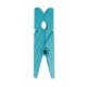 Miniature Mini Pinces En Bois - Turquoise x 24