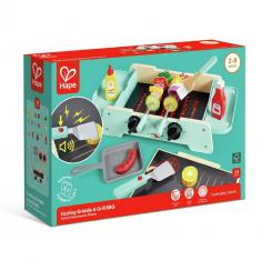 Barbecue and plancha set