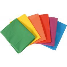 Tiras de tela de poliéster 100 x 145 cm, colores surtidos, juego de 6