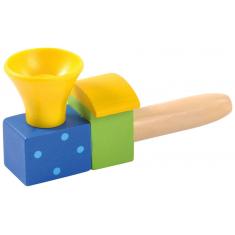 Juego de soplado para levantar la pelota