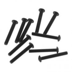 AX31491  -Hex Socket Button Head M2.6x1mm Noir (10)