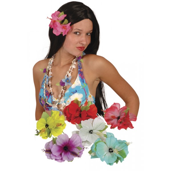 Fleur pour cheveux, accessoire hawaien - 52379-Parent