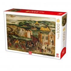 Puzzle de 1000 piezas: Royal Collection: Camp du Drap D'Or 