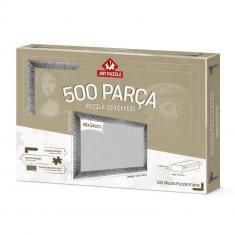 Puzzles con marco de 500 piezas: Plata