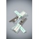 Miniature Marque-places Ruban - Mint x 12