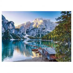 Puzzle 4000 piezas: Lago di Braies