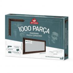 Puzzle cadre Panorama 1000 pièces : Marron
