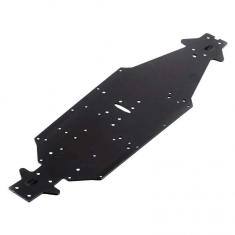 AR320197 Chassis Aluminum LWB Silver/Blue Kraton