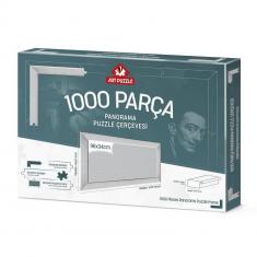 Puzzles con marco panorámico de 1000 piezas: Blanco