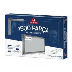 Puzzles con marco de 1500 piezas Piezas: Plata