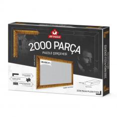 Puzzles con marco de 2000 piezas: Dorado