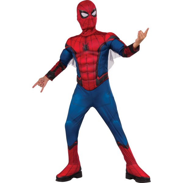Coffret enfant : déguisement Spiderman Homecoming : 3/4 ans - Rubies-155032L-Parent