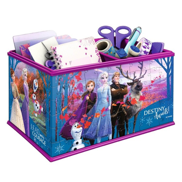 Puzzle 3D 216 pièces : Boîte de rangement : La Reine des Neiges 2 (Frozen 2) - Ravensburger-12122