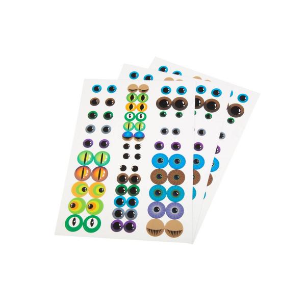 Pegatinas de ojos de colores, juego de 204 - Eduplay-370180