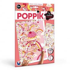 Póster creativo + 150 stickers : UNICORNIOS