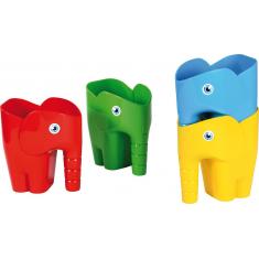 Shovel elephant set of 4