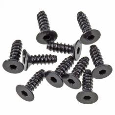 AXA0413  -Hex Sckt Tapping Flat Hd M2.6x8mm Blk(10)