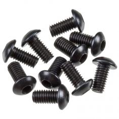 AXA0113  -Hex Socket Button Head Noir M3x6mm (10)