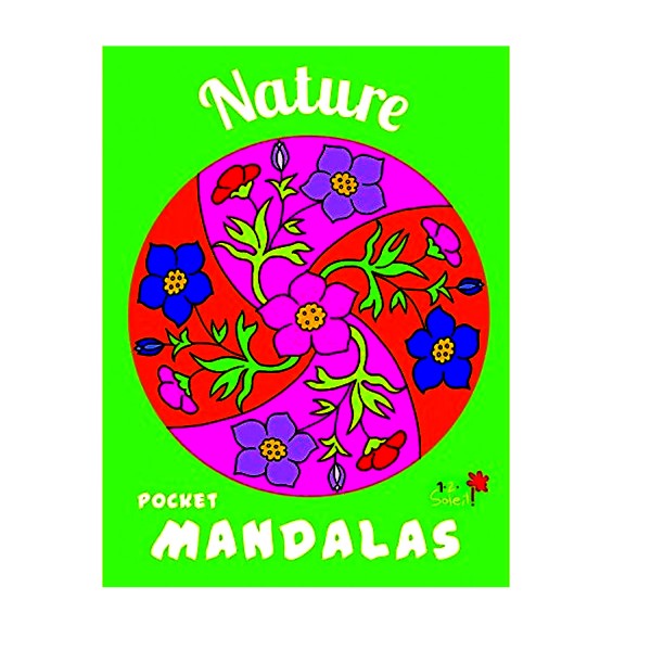 Livre de coloriage 1.2.3 Soleil ! Pocket Mandalas : Nature - 123Soleil-SO0122