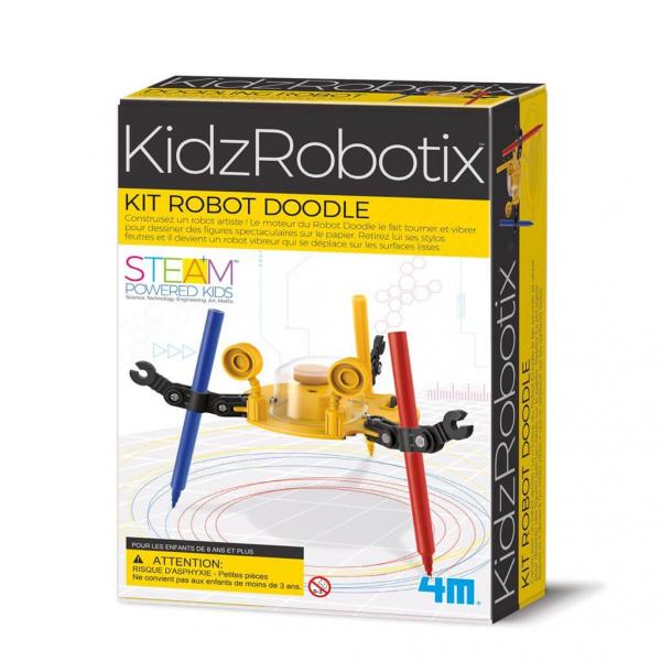 Kit de creación de KidzRobotix: Robot artista de garabatos - Dam-5663280