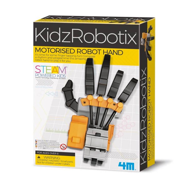 Kit de fabricación KidzRobotix: Mano robot - Dam 4M-5603407