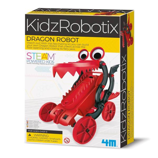 Kit de fabrication KidzRobotix : Robot dragon - Dam 4M-5603381