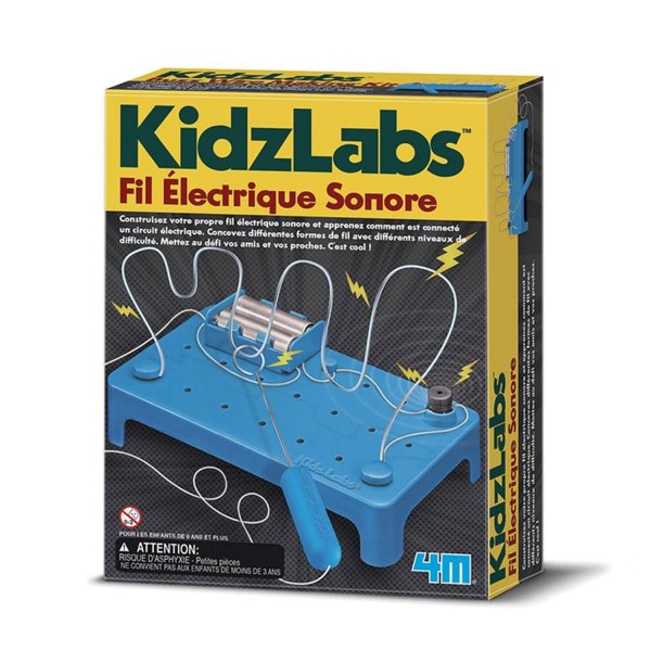 Kidzlabs making kit: Electric sound wire - Dam 4M-5663232