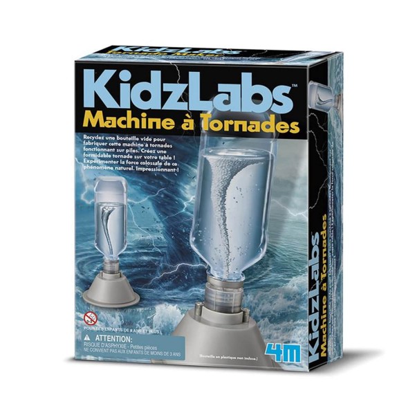Kit de fabrication Kidzlabs : Machine à tornades - Dam 4M-5663363