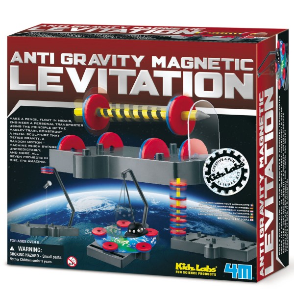 Juego de ciencia de Kidslabs: Levitación magnética - 4M-5603299