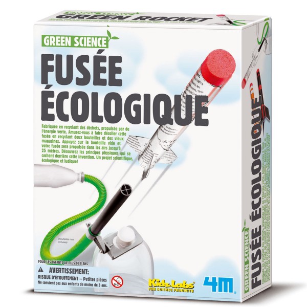 Kit de fabrication Green Science : Fusée écologique - 4M-5663298