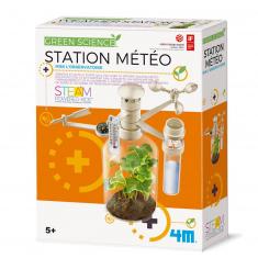 Kit de manualidades de ciencia ecológica: estación meteorológica