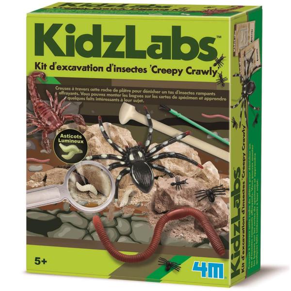 Kit de excavación de insectos Kidzlabs - Dam-4M-5663397