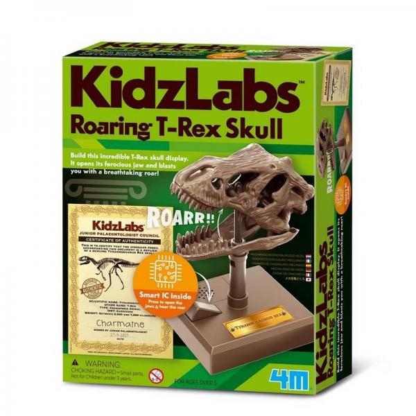 KIDZROBOTIX: CRÂNE DE T-REX RUGISSANT - 4M-5603399