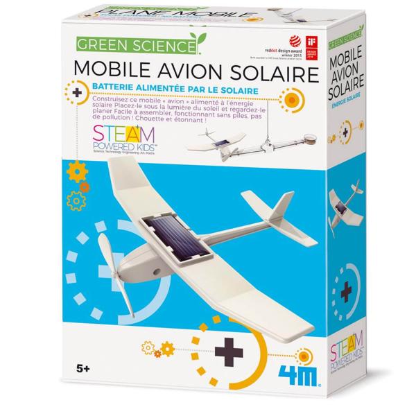 Kit de fabrication Green Science : Avion Solaire - Dam-5663376