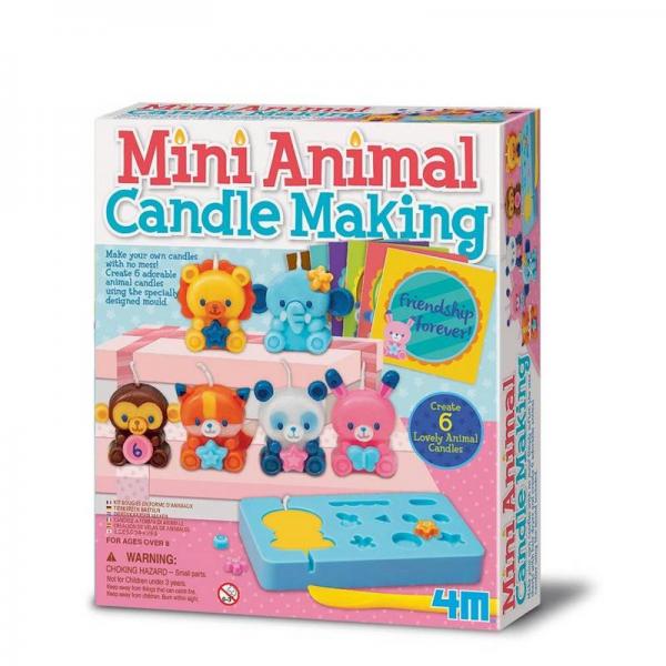 Crea: KIT BOUGIES EN FORME D'ANIMAUX - 4M-5604681