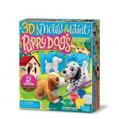 KIT DE MOULAGE: CHIOTS 3D
