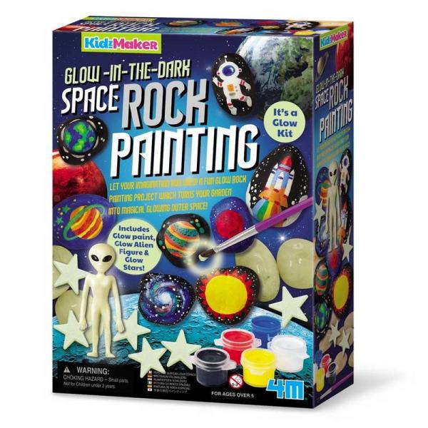 KidzMaker: PEINTURE SUR PIERRES - ESPACE - 4M-5604786