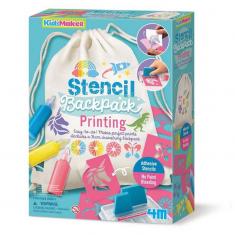 Stencil Printing on Backpack